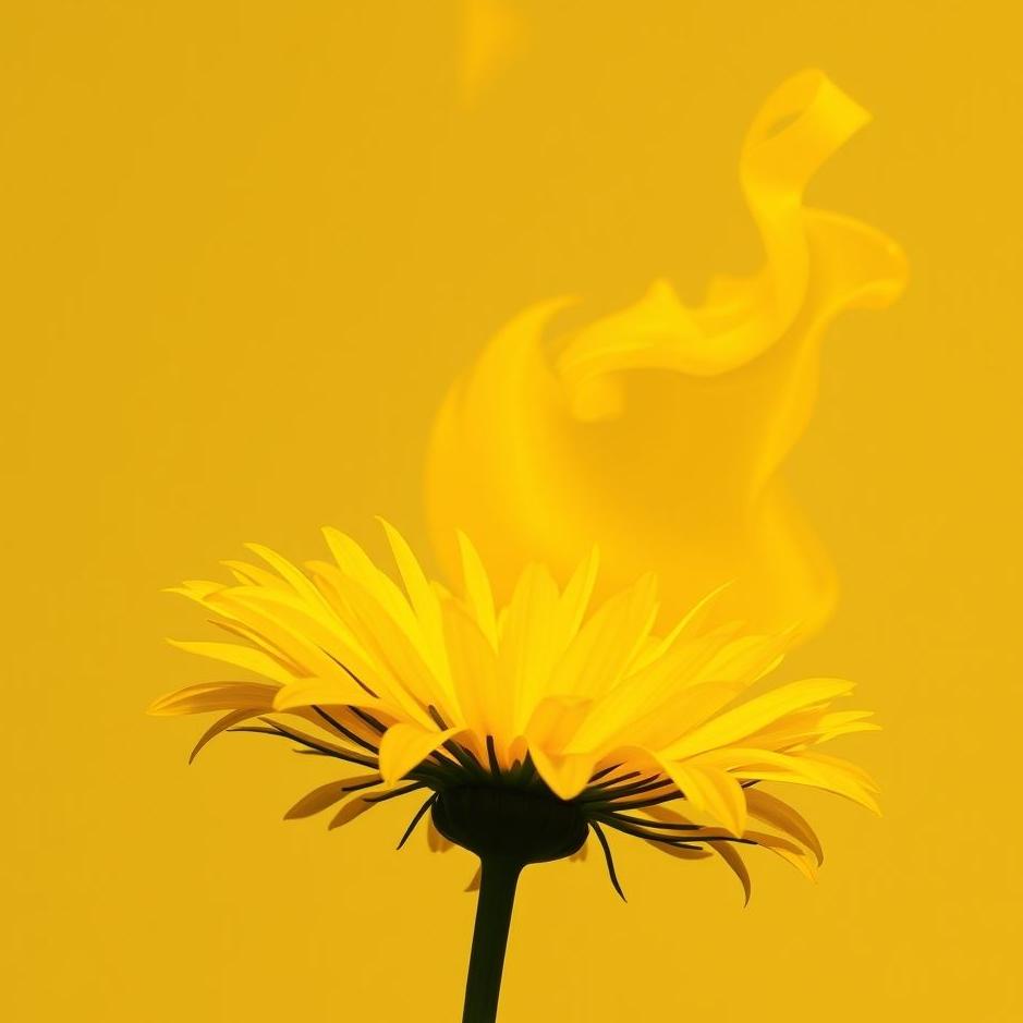 Dream : Yellow and black colors in a dream