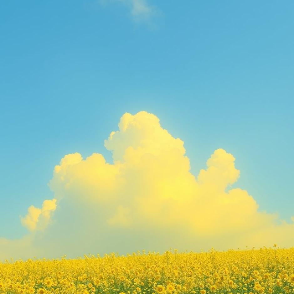 Dream : Yellow and blue in a dream