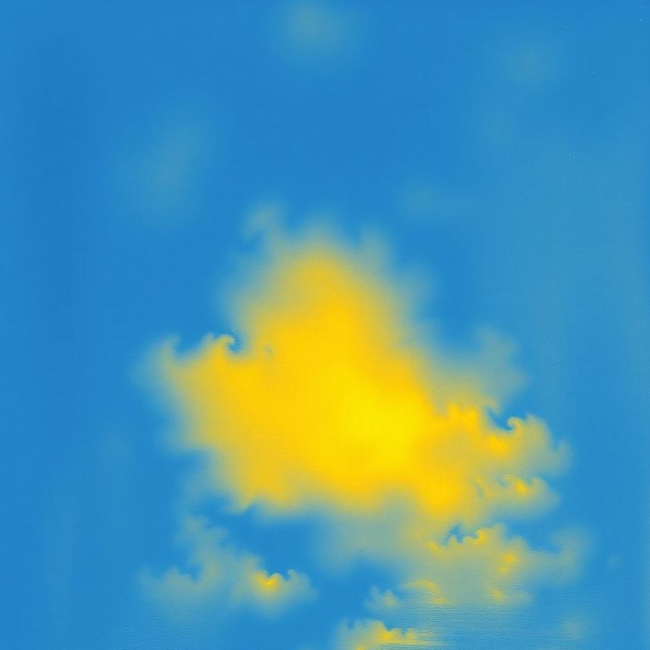 Dream : Yellow and navy blue in a dream