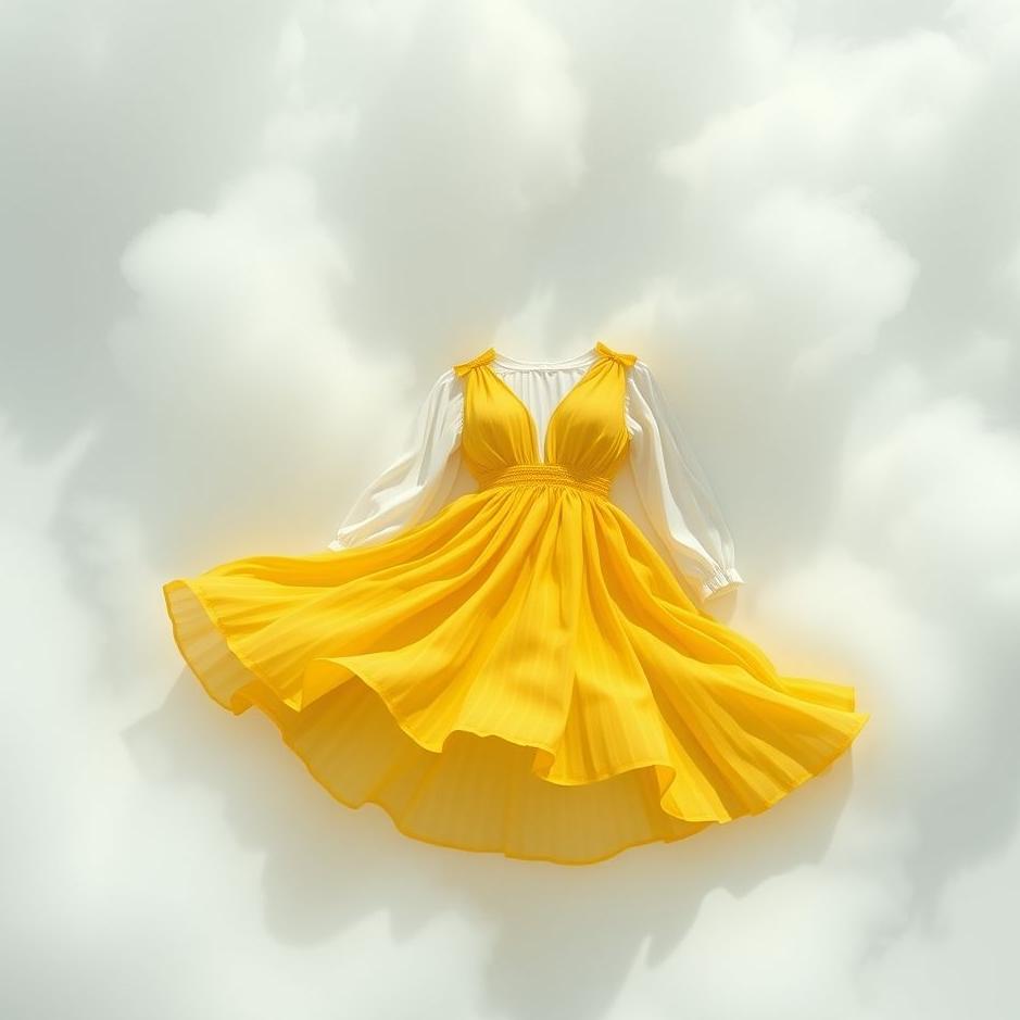 Dream : Yellow and white clothes in a dream