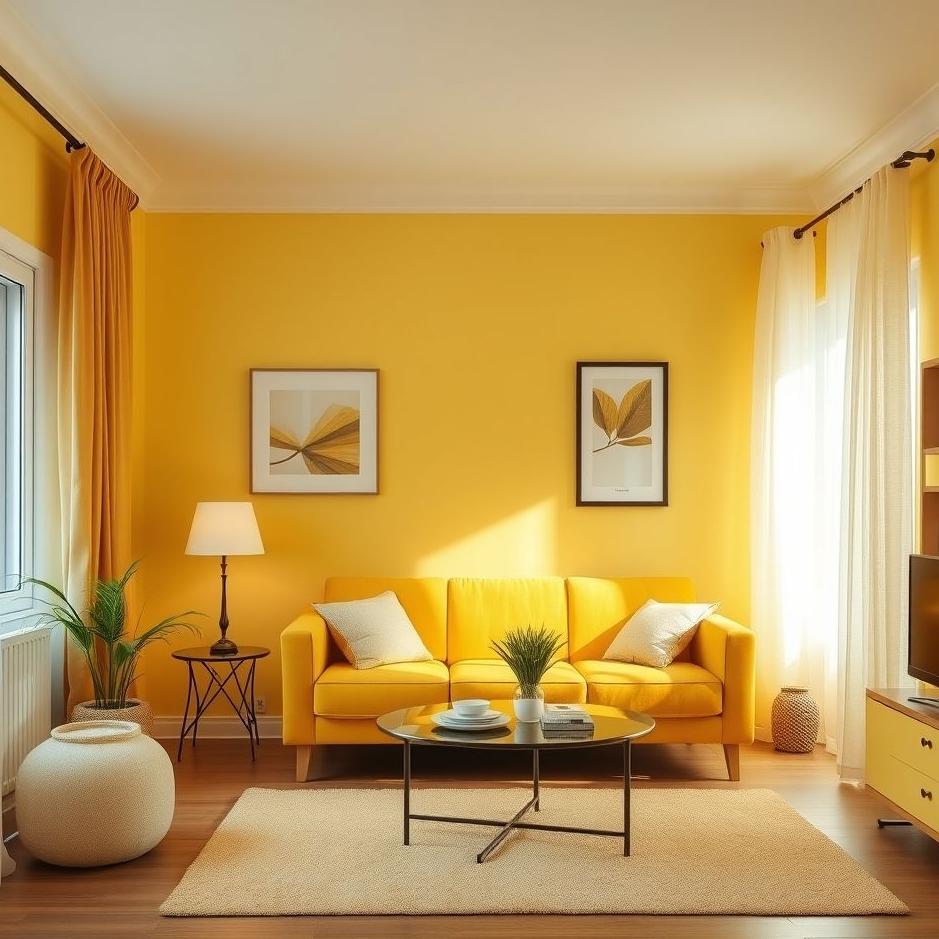 Dream : Yellow apartment in a dream