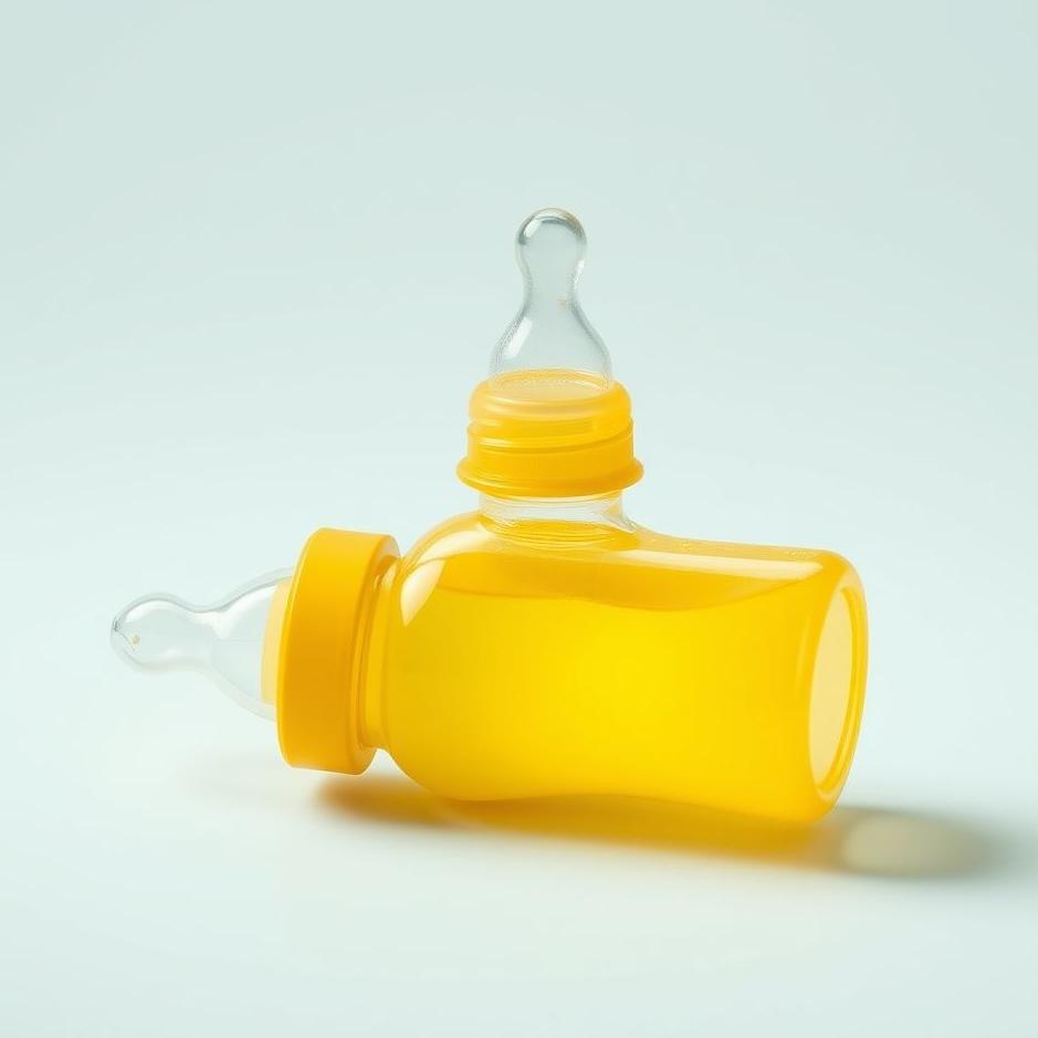 Dream : Yellow baby bottle in a dream