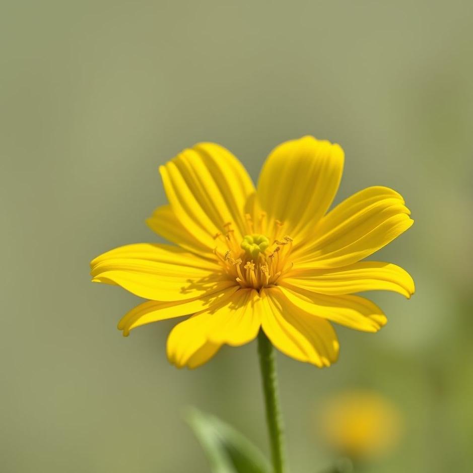 Dream : Yellow bridal flower in a dream