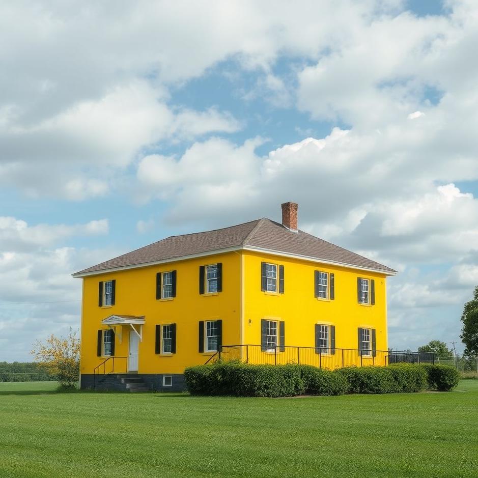 Dream : Yellow building in a dream