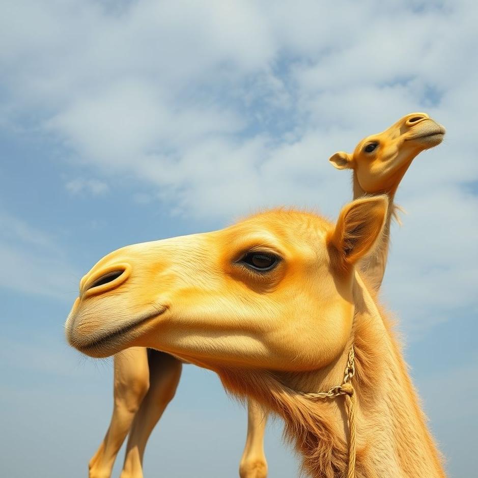 Dream : Yellow camel in a dream