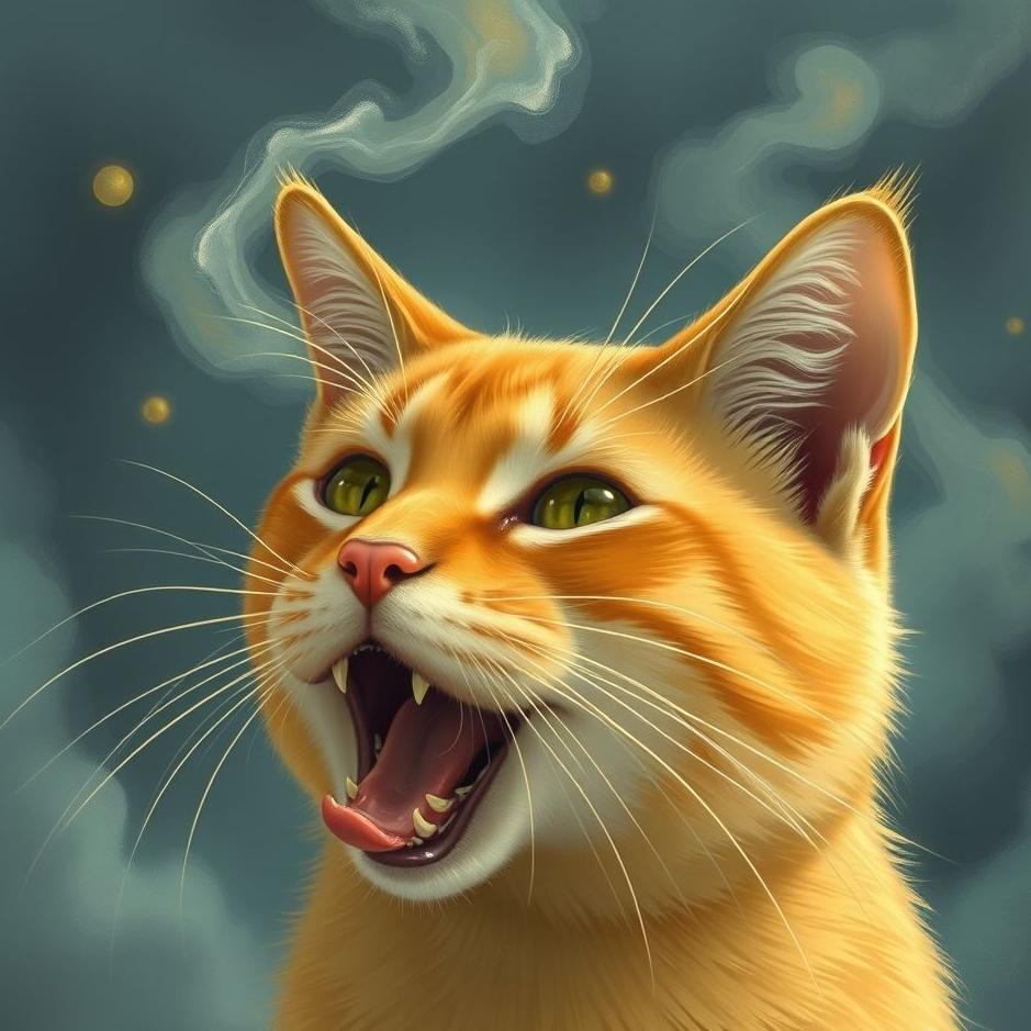 Dream : Yellow cat bite in a dream