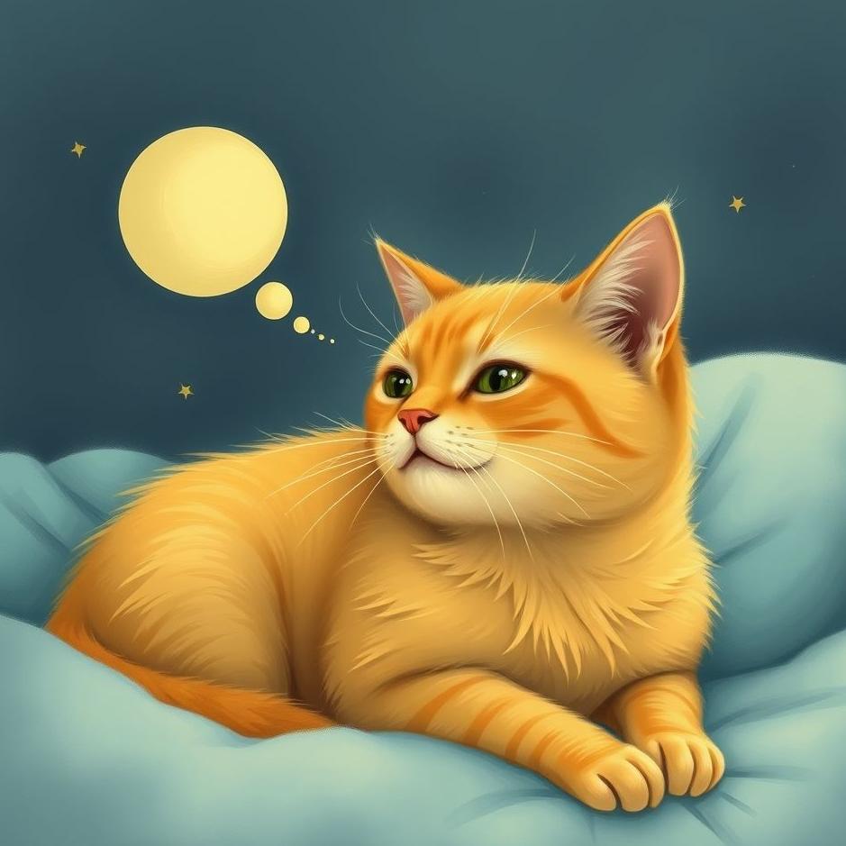 Dream : Yellow cat talking in a dream