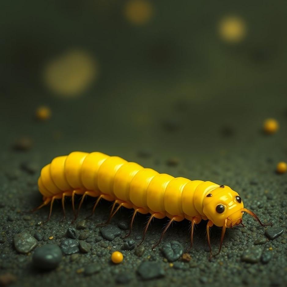 Dream : Yellow centipede in a dream