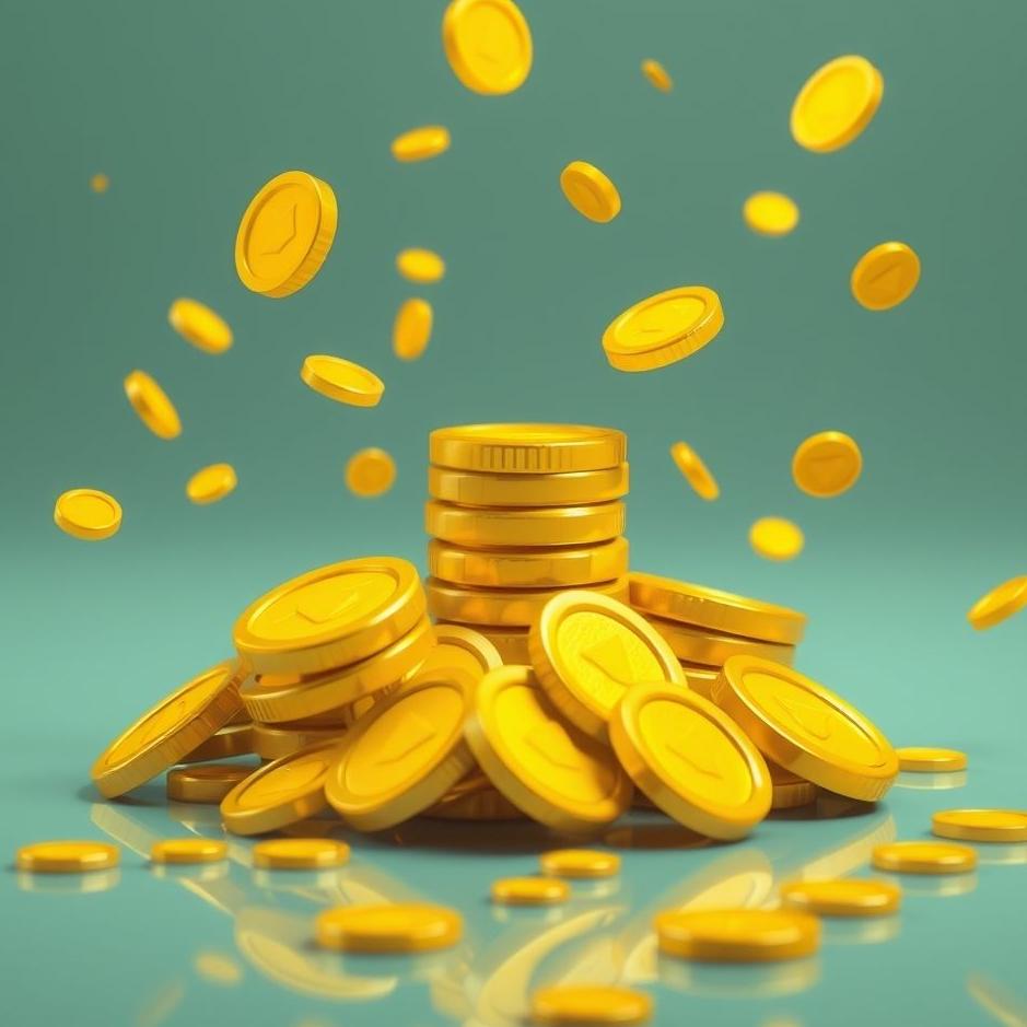 Dream : Yellow coins in a dream
