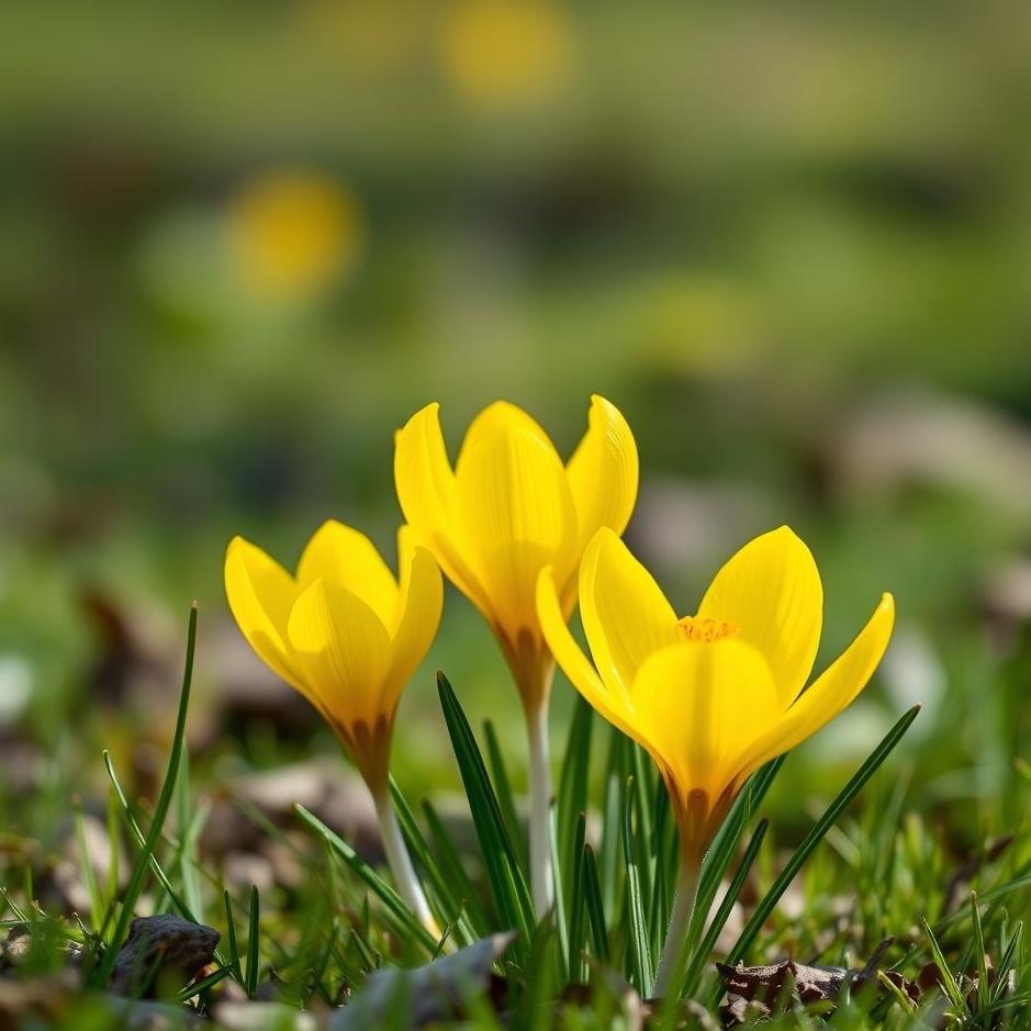 Dream : Yellow crocus in a dream