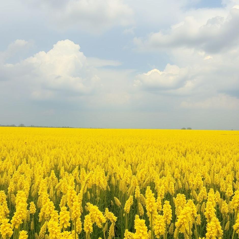 Dream : Yellow crops in a dream