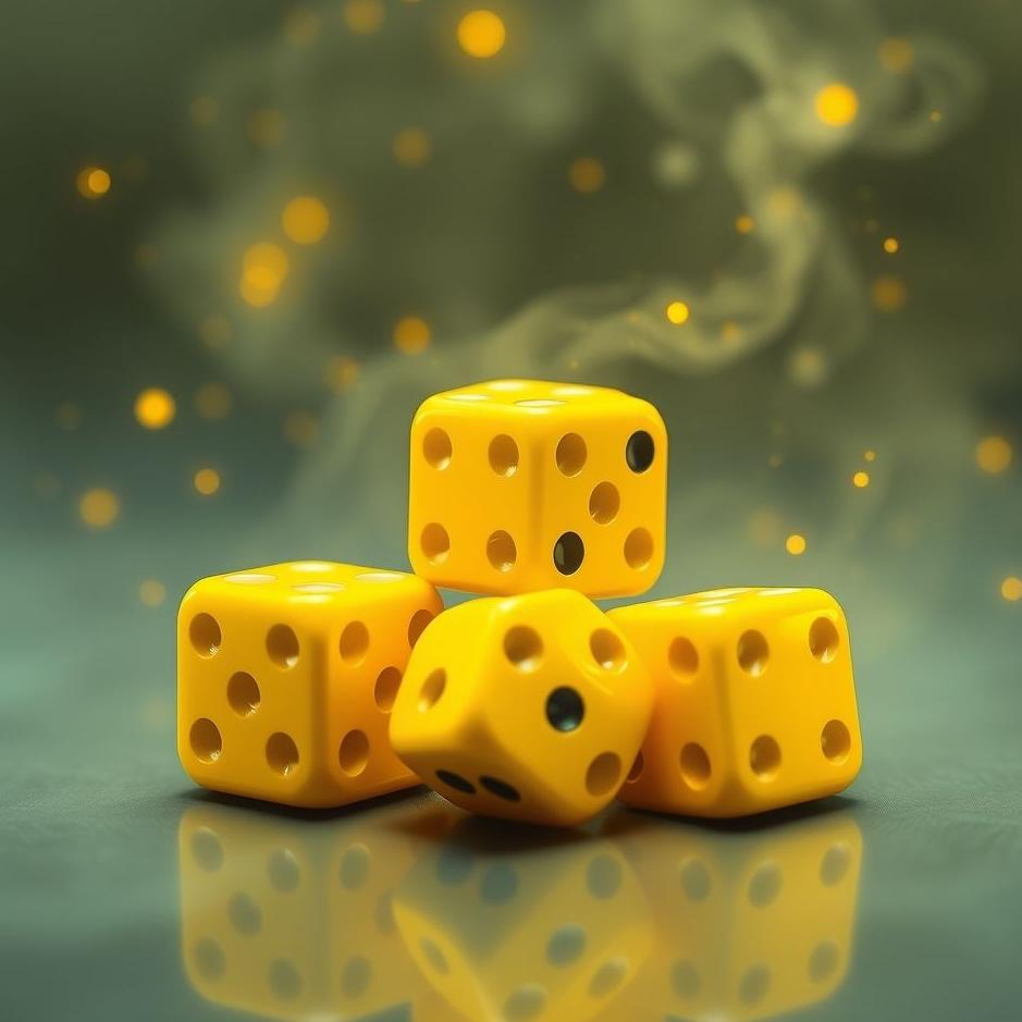 Dream : Yellow dice in a dream
