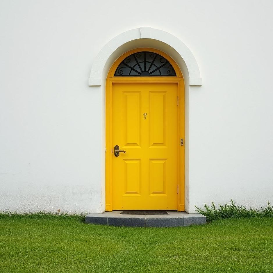 Dream : Yellow door in a dream