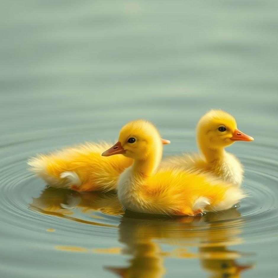 Dream : Yellow ducklings in a dream