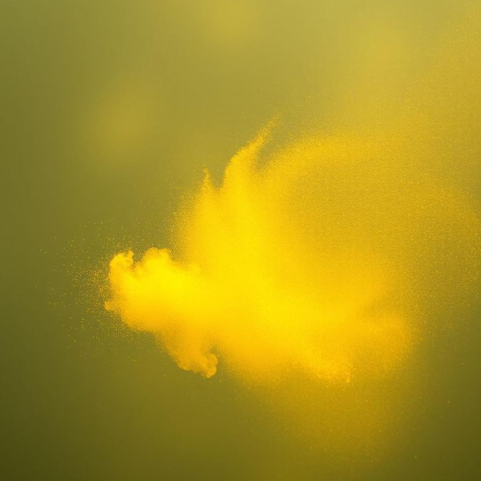 Dream : Yellow dust in a dream