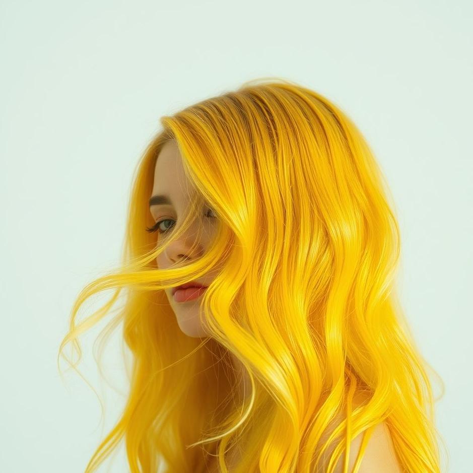 Dream : Yellow dyed hair in a dream
