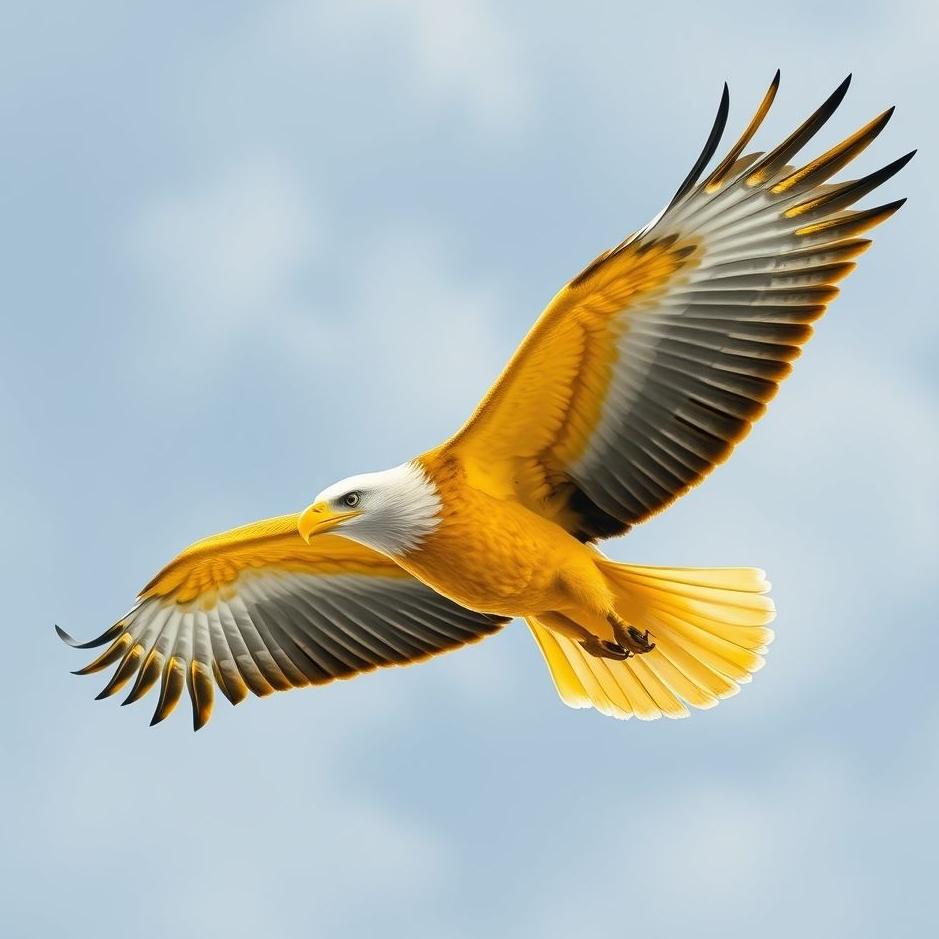 Dream : Yellow eagle in a dream