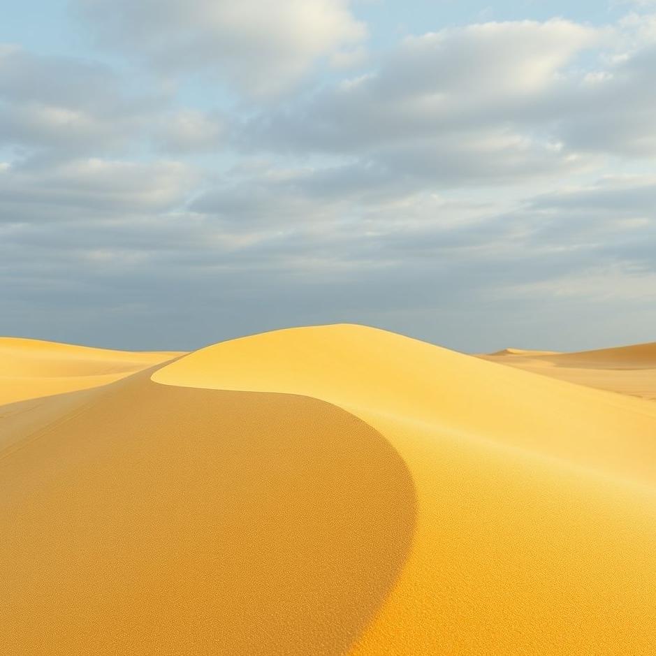 Dream : Yellow fine sand in a dream
