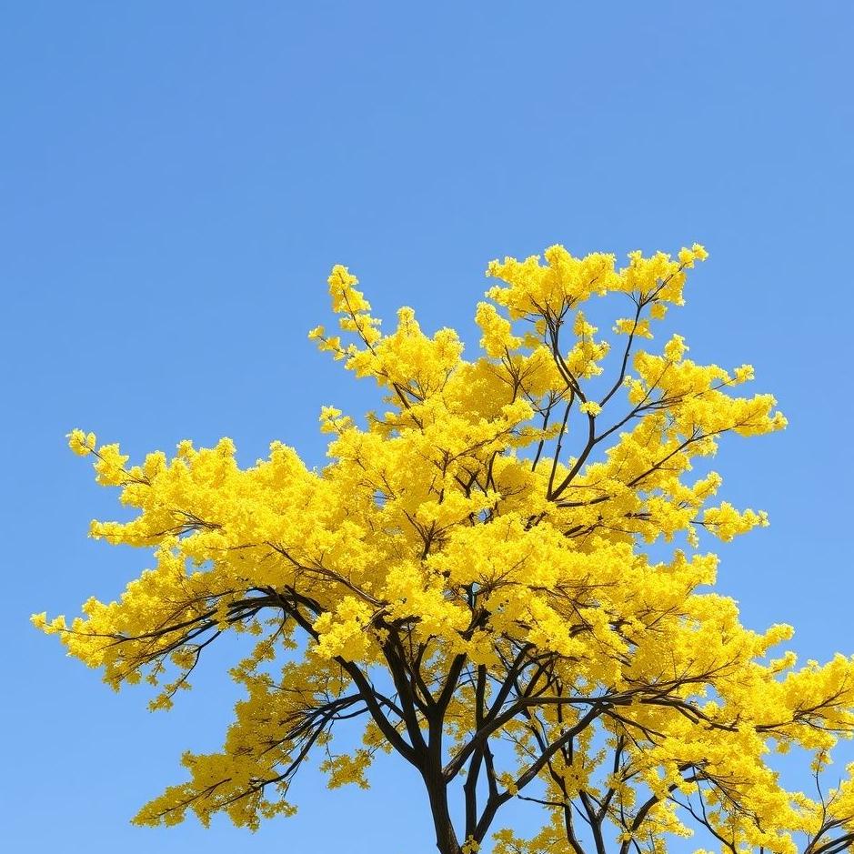 Dream : Yellow flowering tree in a dream