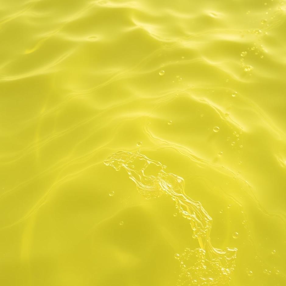 Dream : Yellow flowing water in a dream