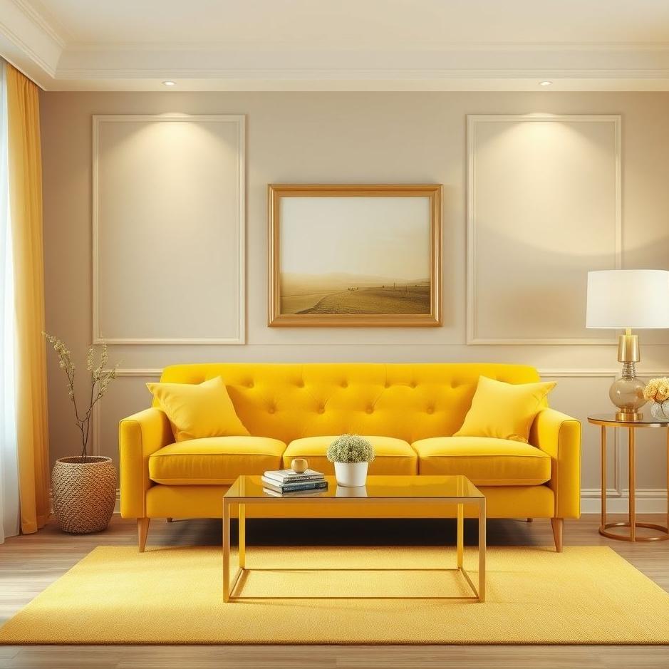 Dream : Yellow furniture in a dream