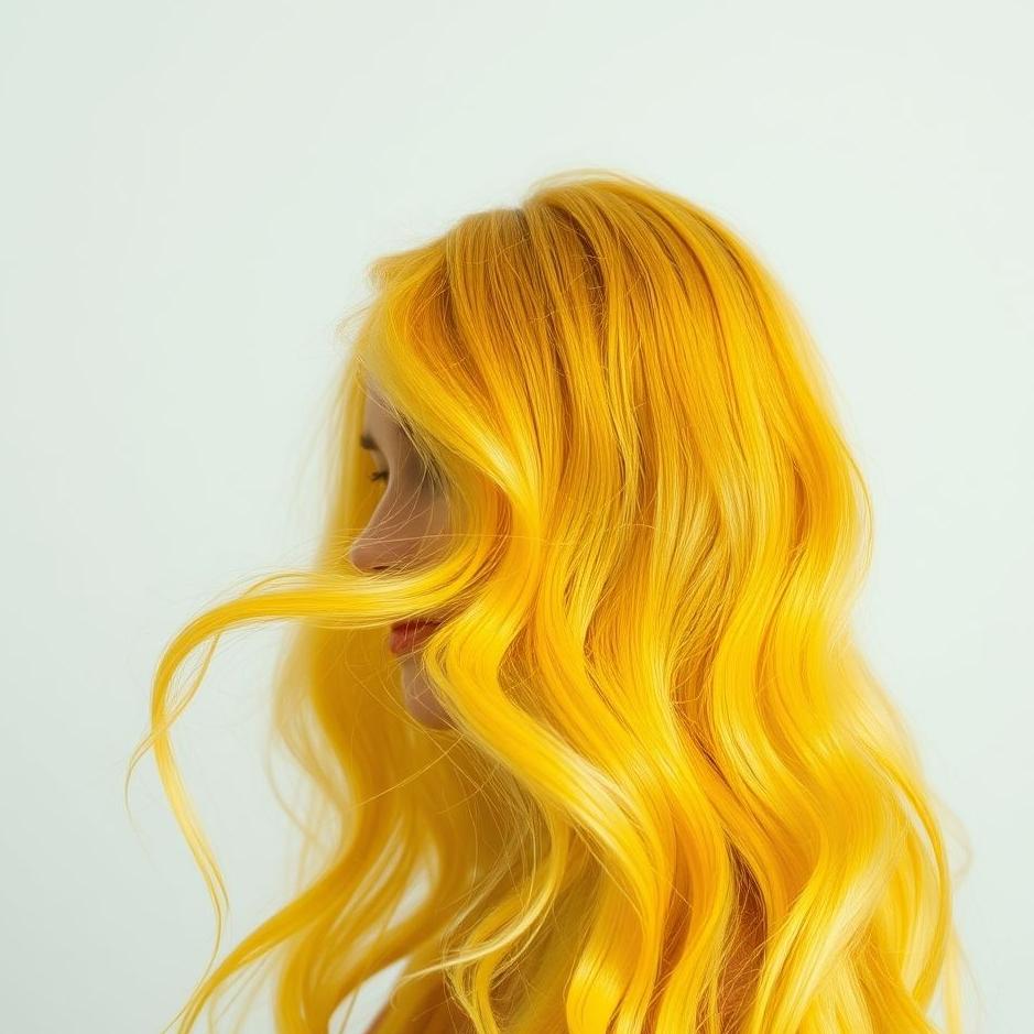 Dream : Yellow hair color in a dream