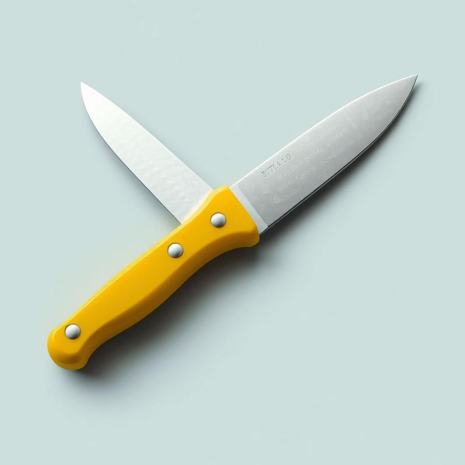 Dream : Yellow-handled knife in a dream