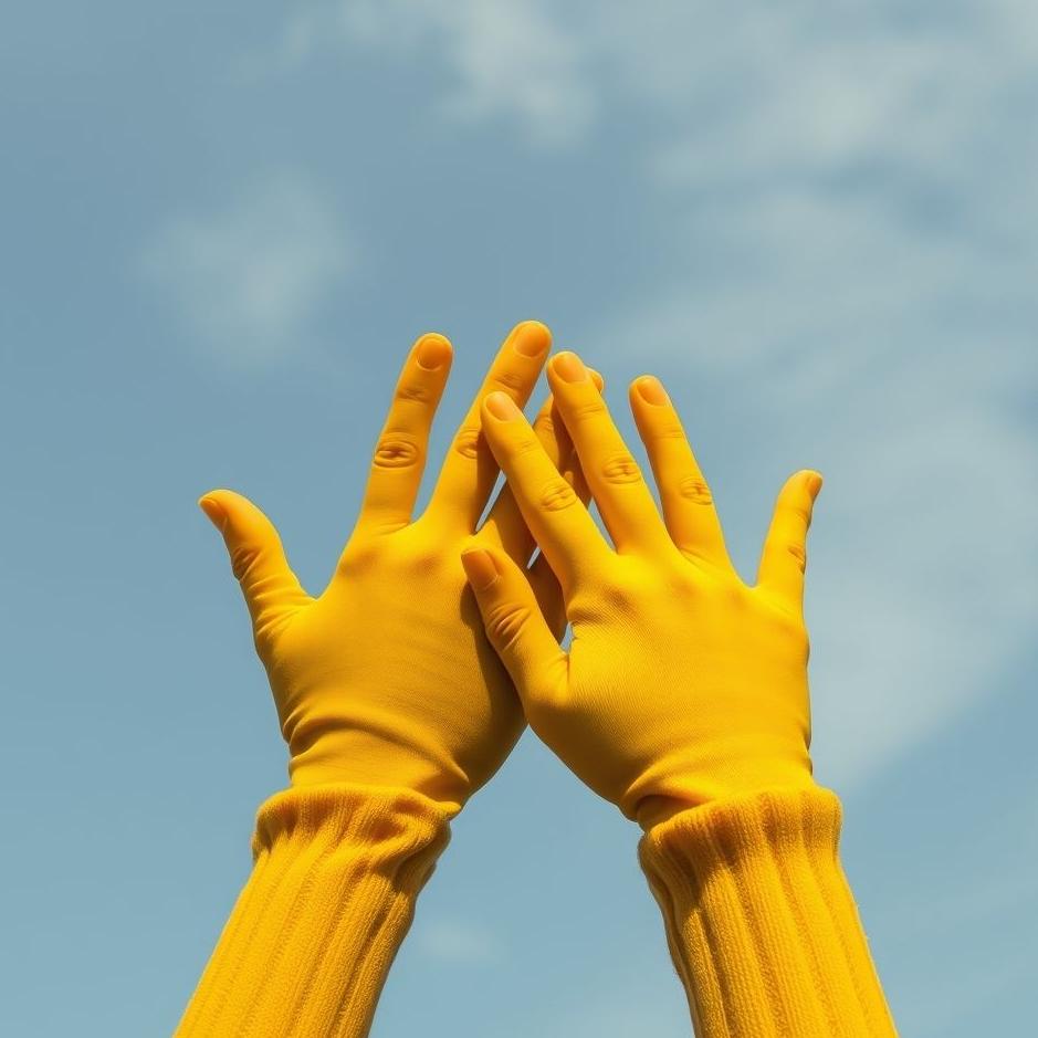 Dream : Yellow hands in a dream