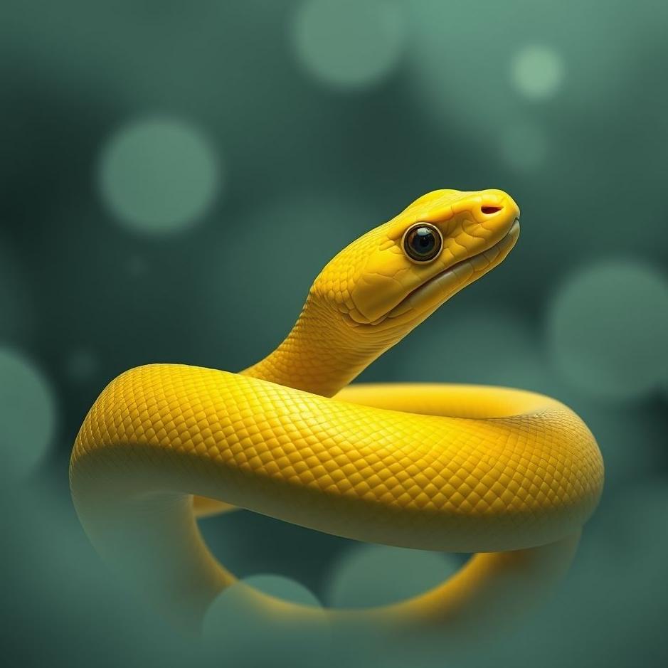 Dream : Yellow-headed snake in a dream