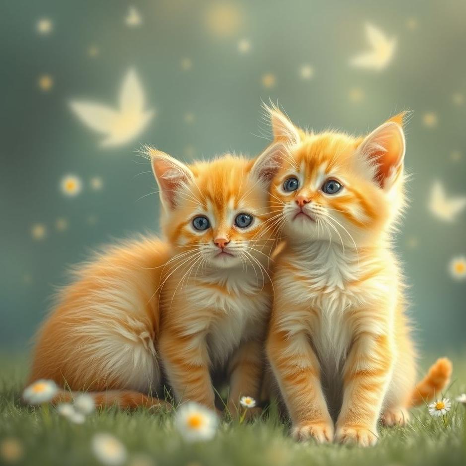Dream : Yellow kittens in a dream