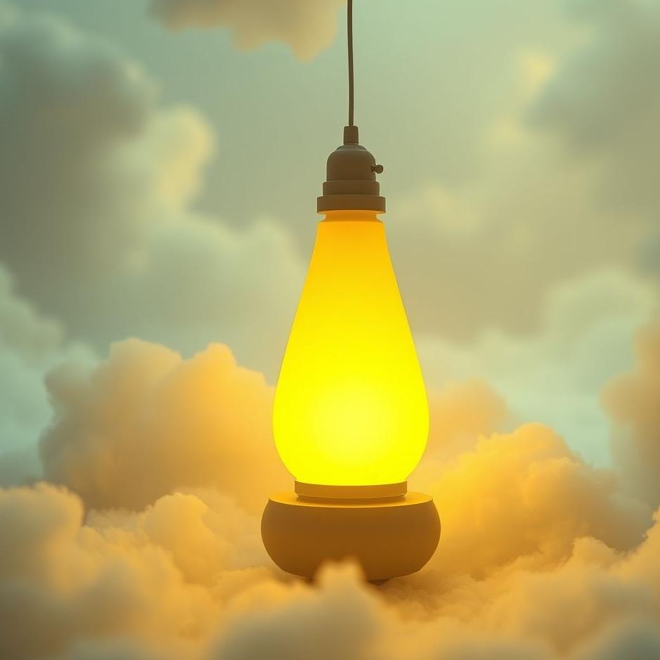 Dream : Yellow lamp in a dream