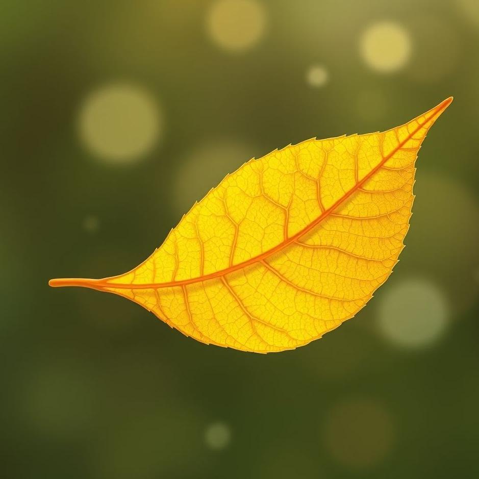 Dream : Yellow leaf in a dream