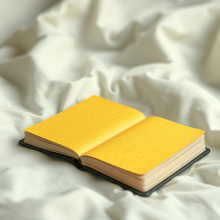 Dream : Yellow-leafed notebook in a dream