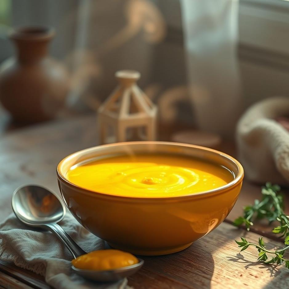 Dream : Yellow lentil soup in a dream