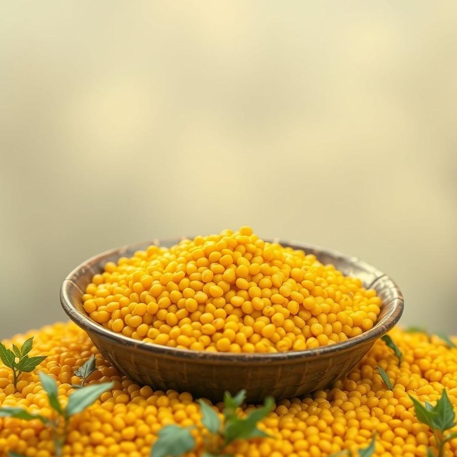 Dream : Yellow lentils in a dream