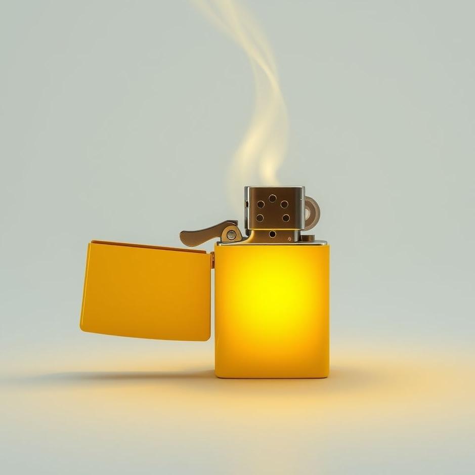 Dream : Yellow lighter in a dream