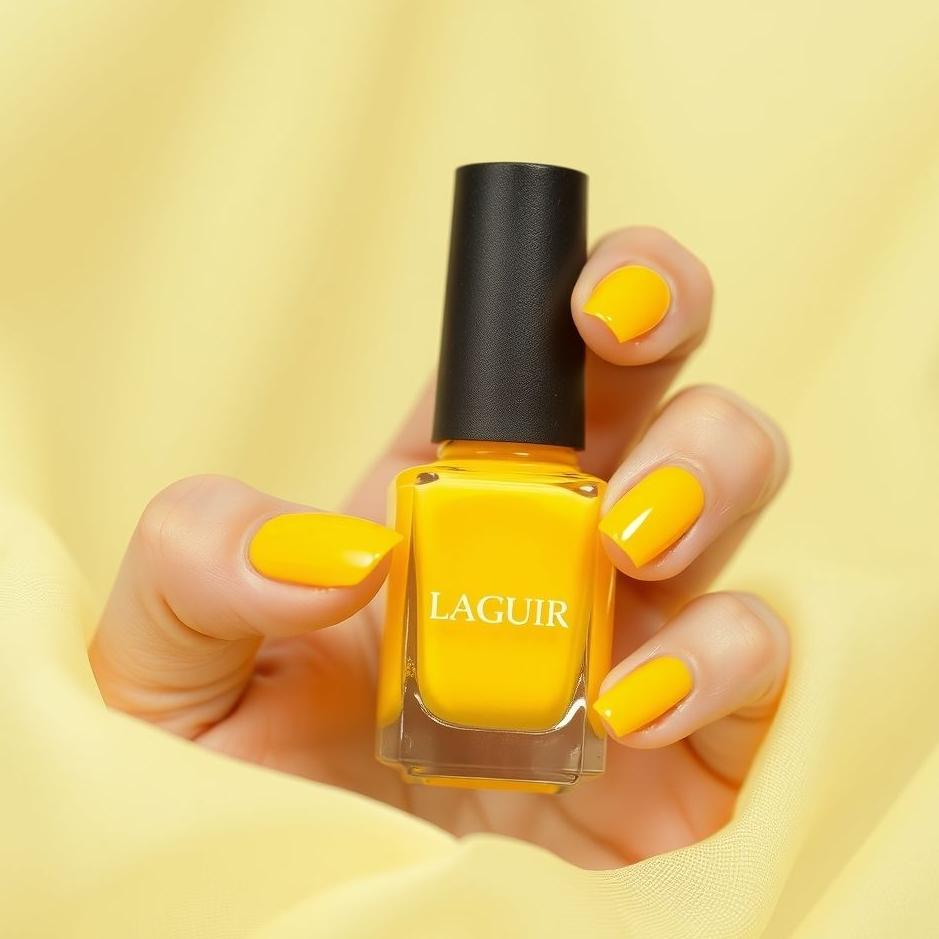 Dream : Yellow nail polish in a dream