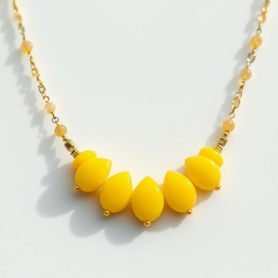 Dream : Yellow necklace in a dream