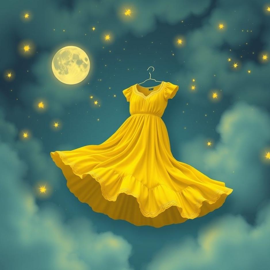Dream : Yellow nightgown in a dream