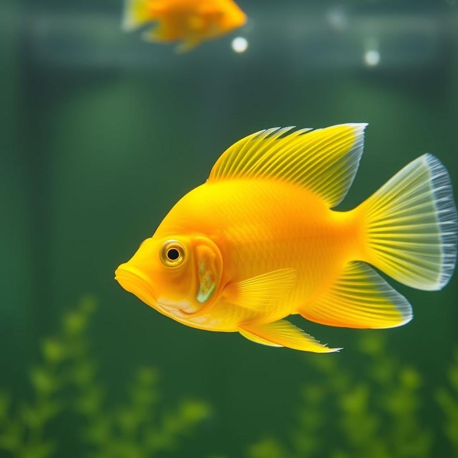 Dream : Yellow ornamental fish in a dream