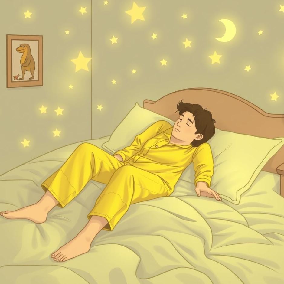 Dream : Yellow pajamas in a dream
