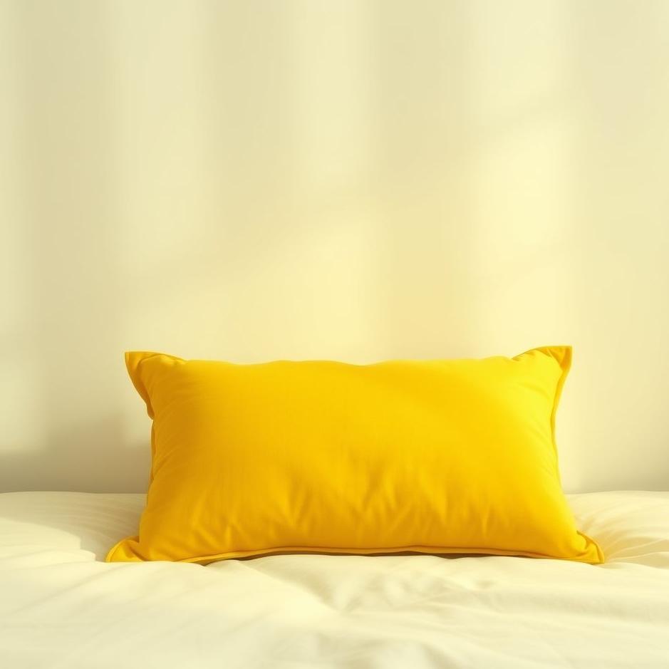 Dream : Yellow pillow in a dream