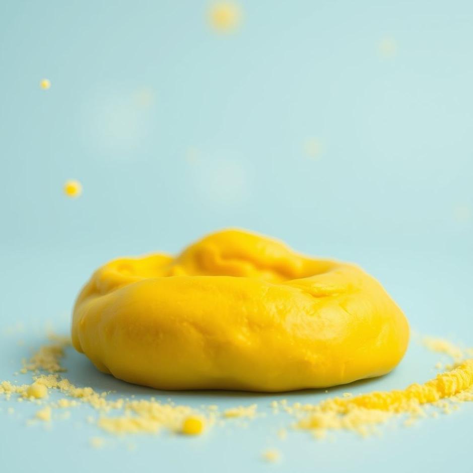 Dream : Yellow play dough in a dream