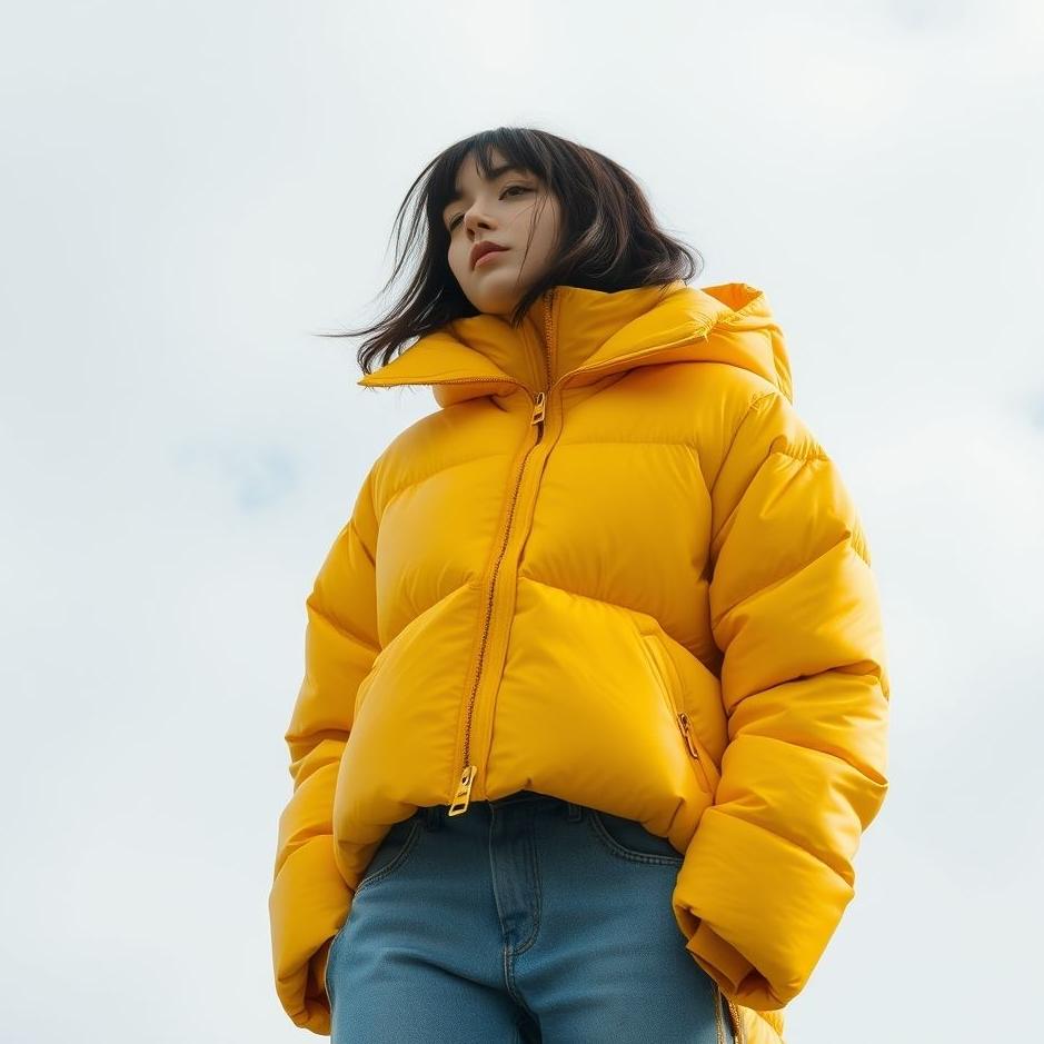 Dream : Yellow puffer jacket in a dream