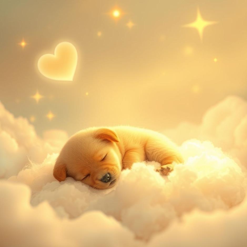 Dream : Yellow puppy in a dream