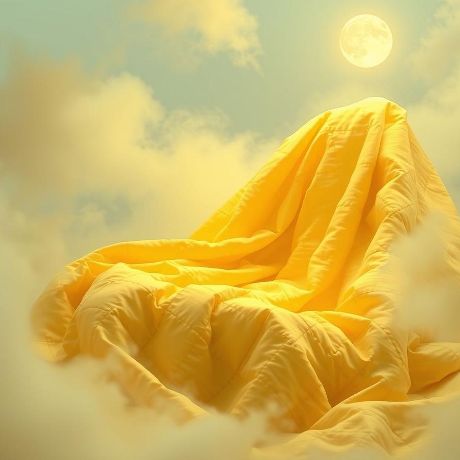 Dream : Yellow quilt in a dream