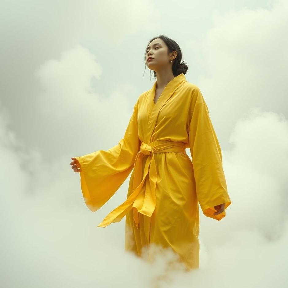Dream : Yellow robe in a dream