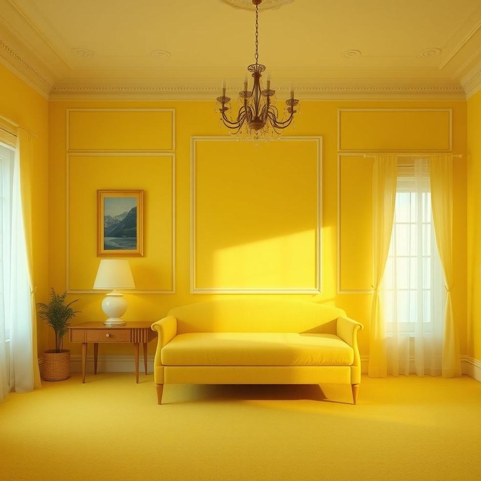 Dream : Yellow room in a dream