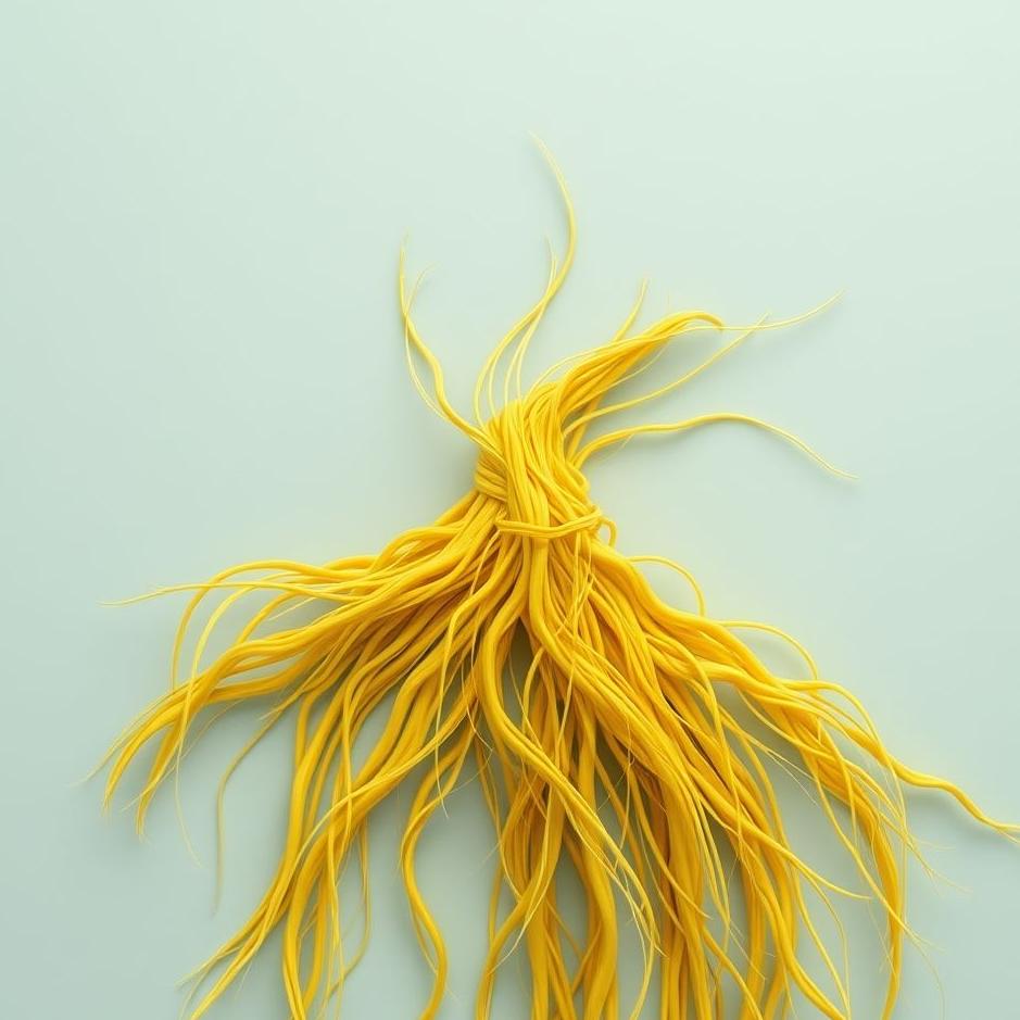 Dream : Yellow roots of hair in a dream