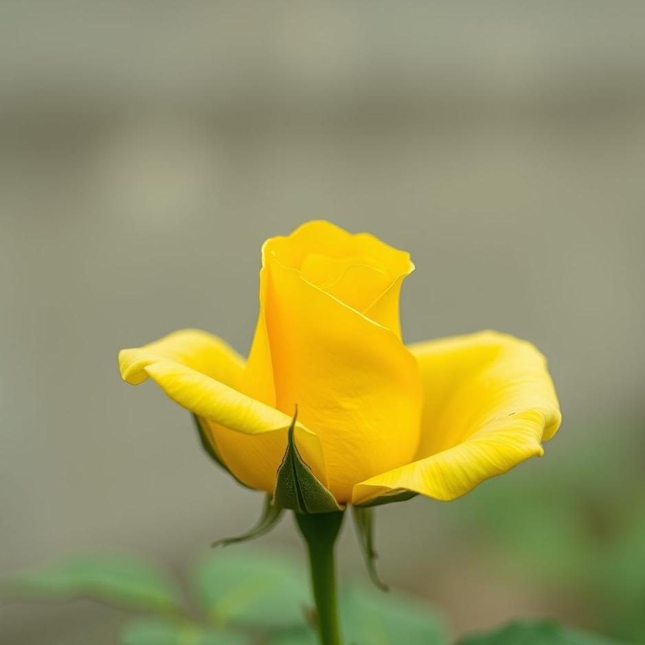 Dream : Yellow rosebud in a dream